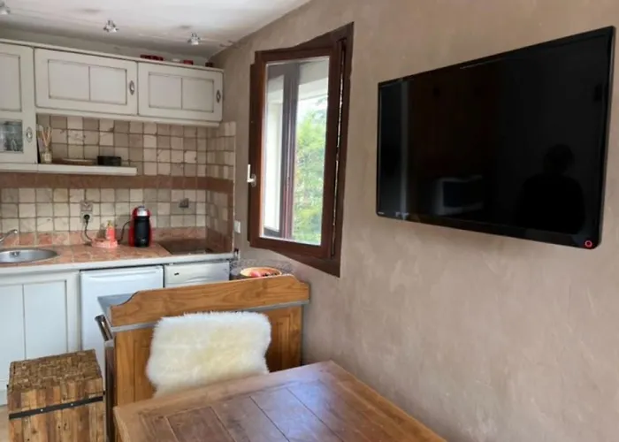 Avec Balcon Au Centre De La Station, Proche Des Remontees Mecaniques Ле дез Альп